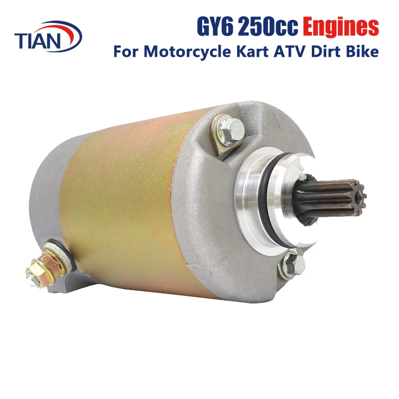 Motorino Di Avviamento Gy6 250Cc Cf250 Per Moto Atv Dirt Bike Quad Scooter
