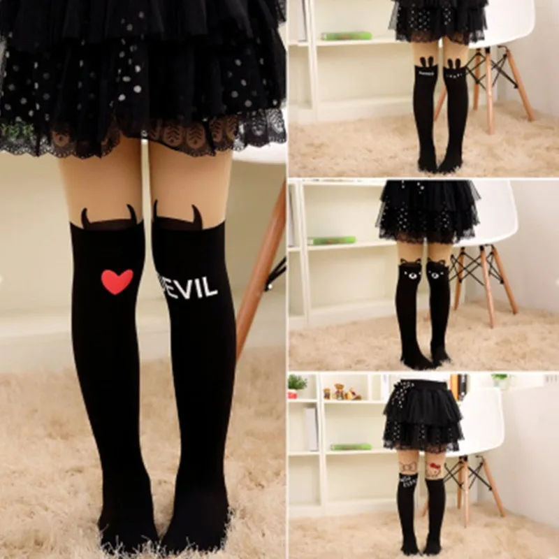 2-12T Spring summer Girl Cat Tights Autumn Baby Toddler Kids Girls Boys Cotton Tights Stockings Pantyhose Pants Trousers
