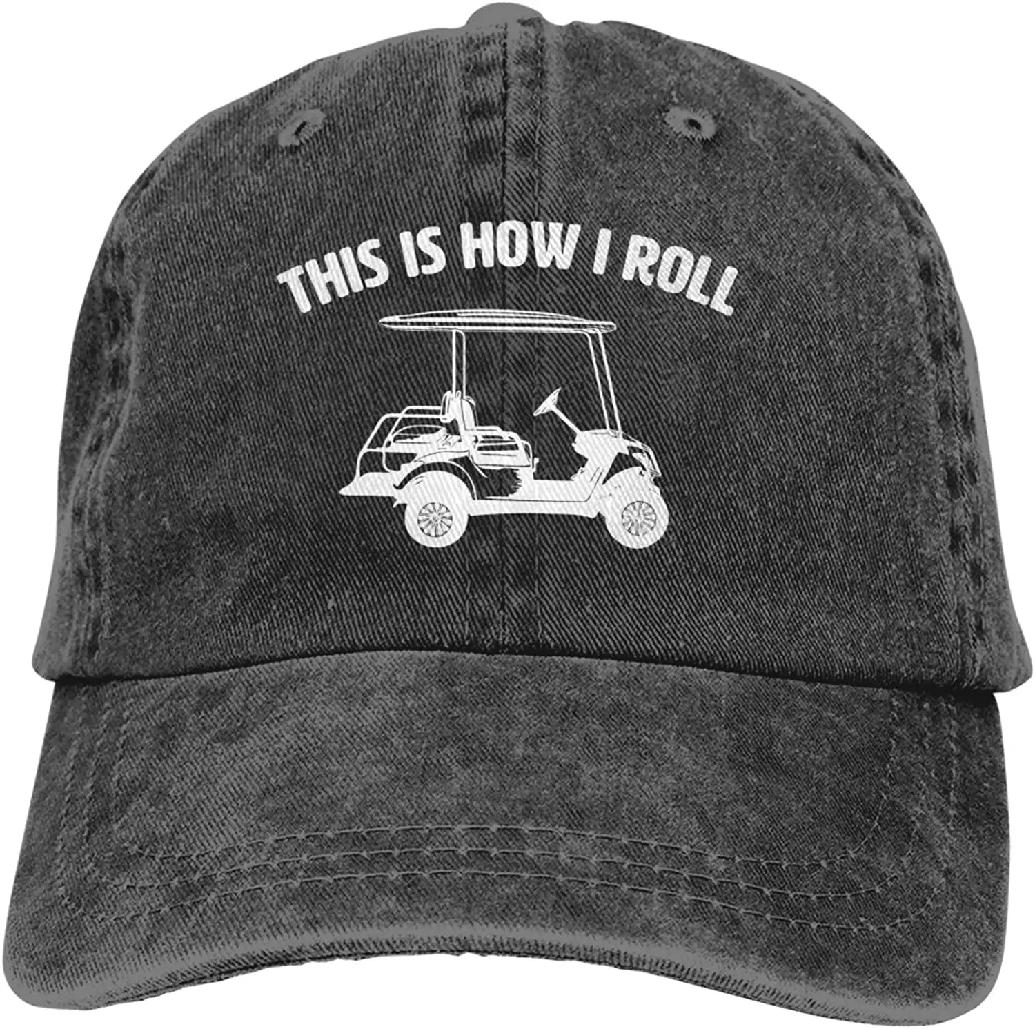 This is How I Roll Golf Cart Hat Funny 