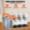 VEVOR 2 3 Tanks Commercial Beverage Dispenser Ice Tea Drink Machine 304 Stainless Steel Juice Dispenser for Restaurant 4