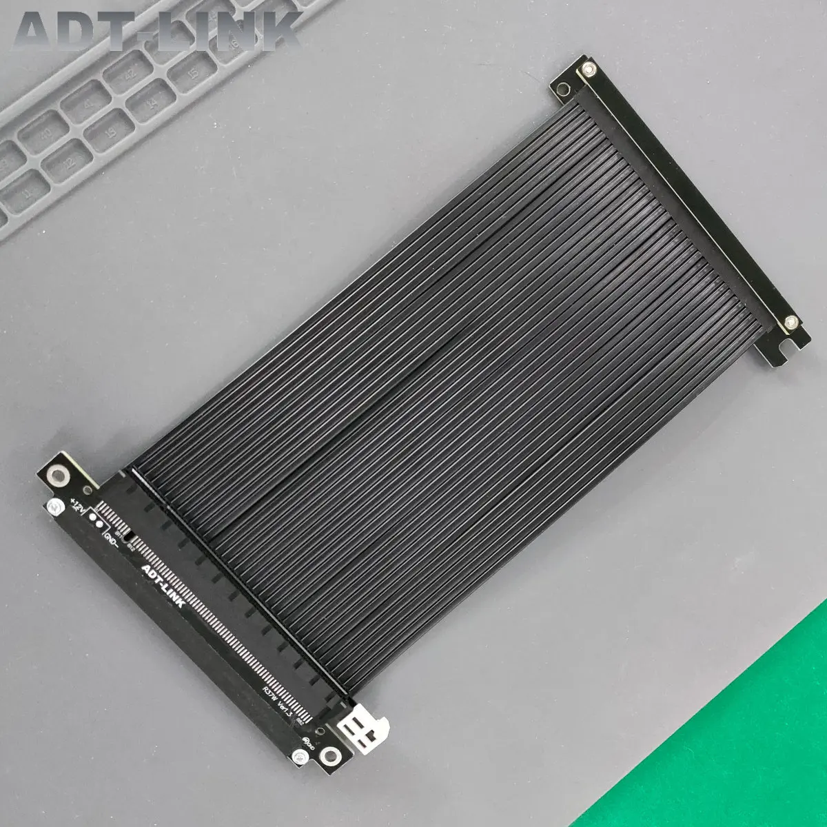 Adt-link-cabo de Extensão Reversa Dupla Pcie 4.0 3.0×16 Riser Cabo Rtx 3090 Placa Gráfica Rx6800xt Itx a4 pc Case Pci-e 16x Gen4