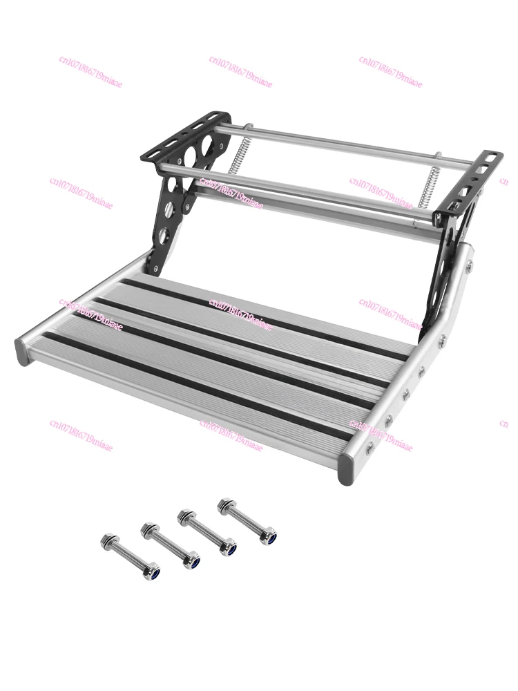 

RV Folding Step Plate Trailer Car Welcome Aluminum Alloy Manual Shrink Single Layer Double Pedal Electric Pedal