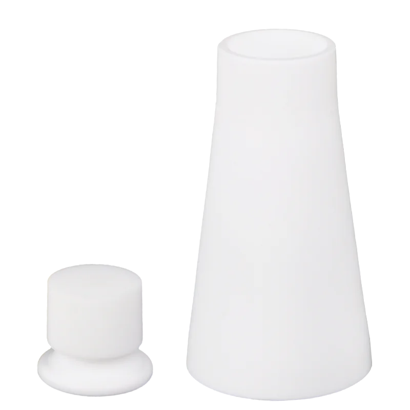 PTFE Triangular Flask 50ml 100ml 250ml 500ml F4 conical Flask PTFE Triangular With Stopper