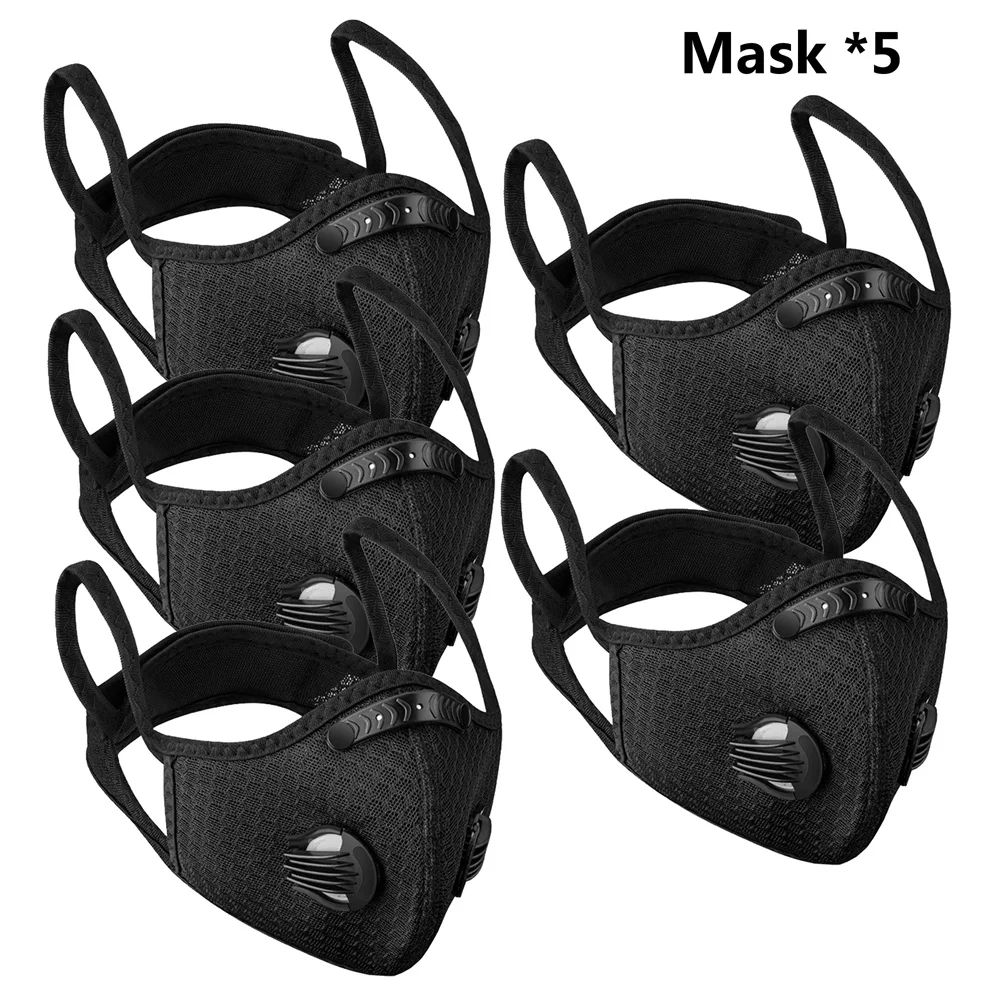 Outdoor Sports Anti-Pollution Reusable Cycling Face Mask Set