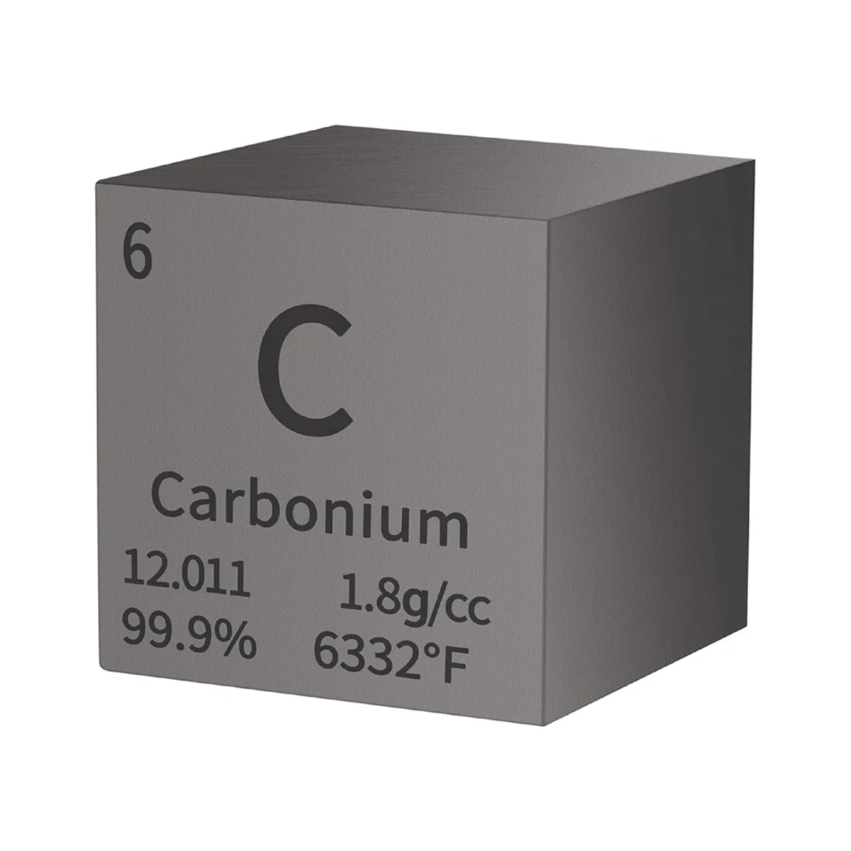 

Carbon Square Density Squares Pure Metal for Elements Collections Lab Experiment Periodic Table Collection(1 Inch)