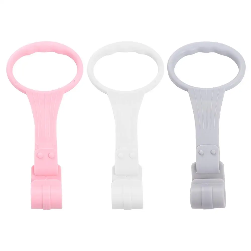 

Bed Accessories Children's Bed Pull Ring Plastic Hanging Ring Learn To Stand Hand Pull Ring Creative Solid Color Baby Crib Hooks