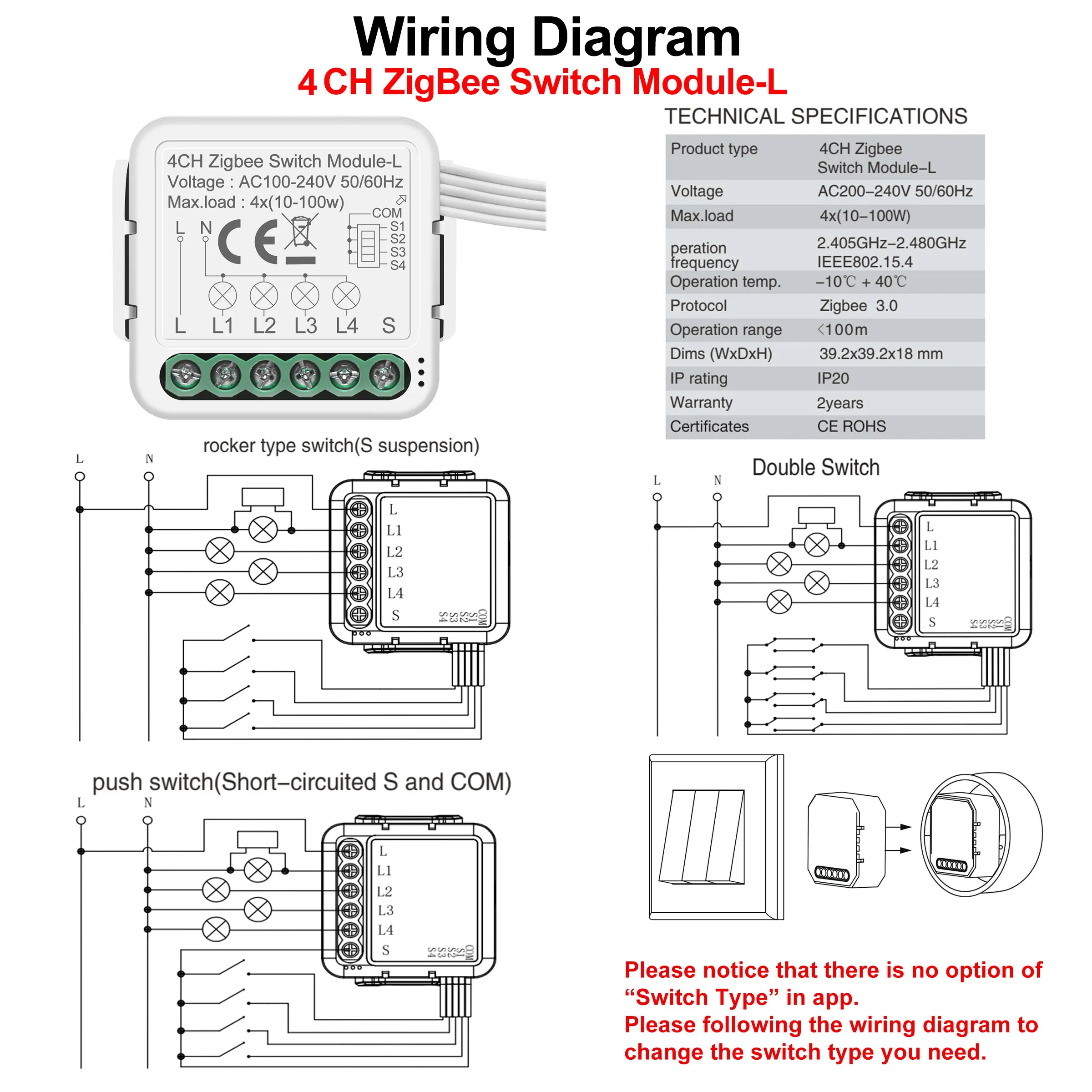 Jinashu Interuptor Inteligentes Wifi Mini Alexa Interruptor Zigbee Switch  16A Tuya Smart Switch Relay 2 Way Circuit Breakers - AliExpress