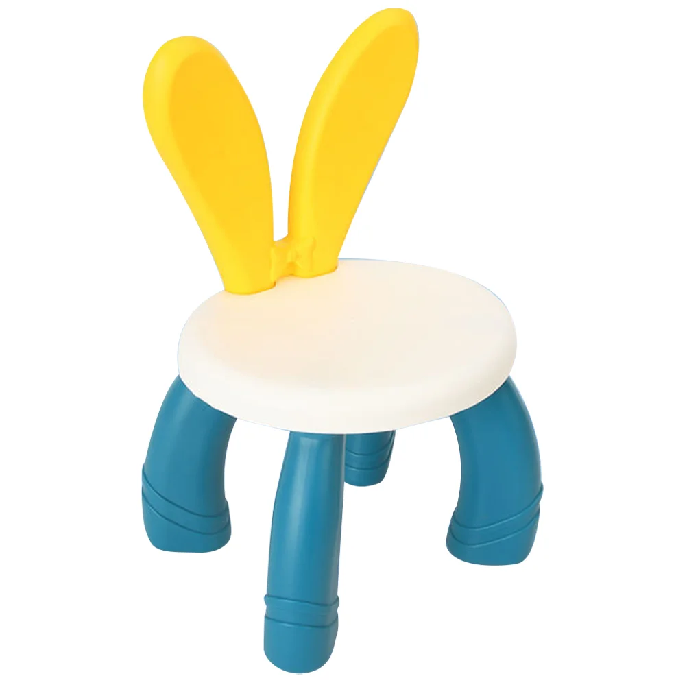 Plastic Children Stool Non-skid Stool Lightweight Kindergarten Learning Stool Children's table with chair