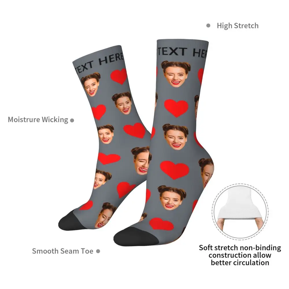 Personal Custom Avatar Printed Socks Cozy Sport Middle Tube Socks Cotton for Unisex Birthday Present 70 Sd0346e9d27204cc7bf3d214a03bf54828