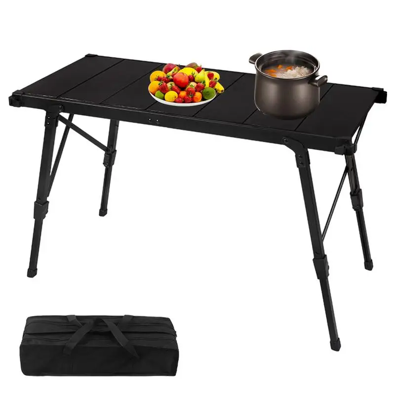 

Picnic Table Foldable Camping Table Beach Picnic Table Height Adjustable Collapsible Table Portable Table Outdoor Folding For
