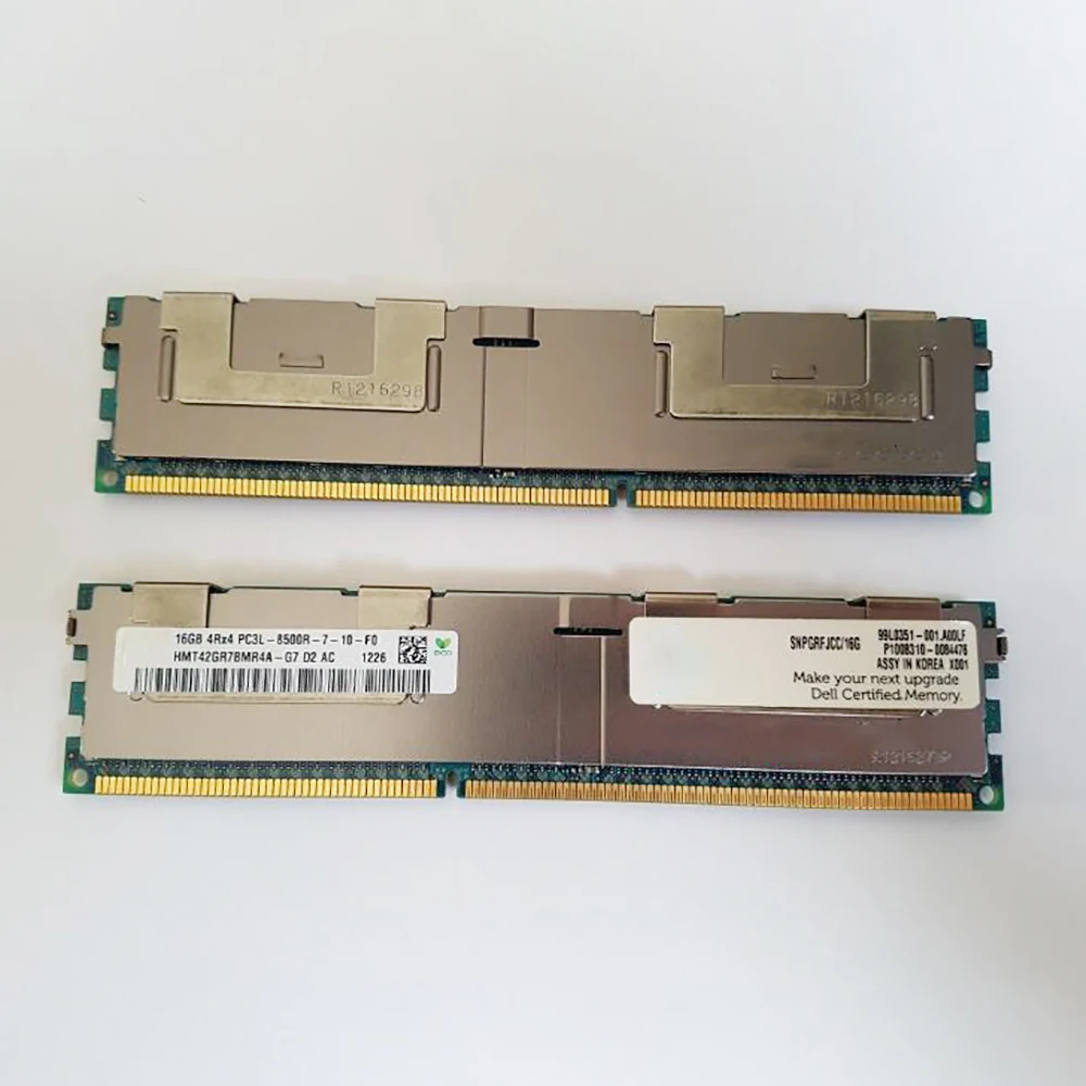 Samsung 16GB DDR3 4Rx4 PC3L-8500R  #1