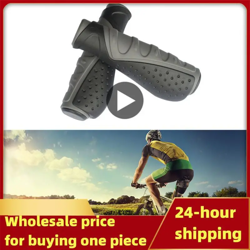 

Road Folding Bike Handlebar Ergonomic Rubber Handle Grips Bar Cycling Riding Tools Replacement Parts