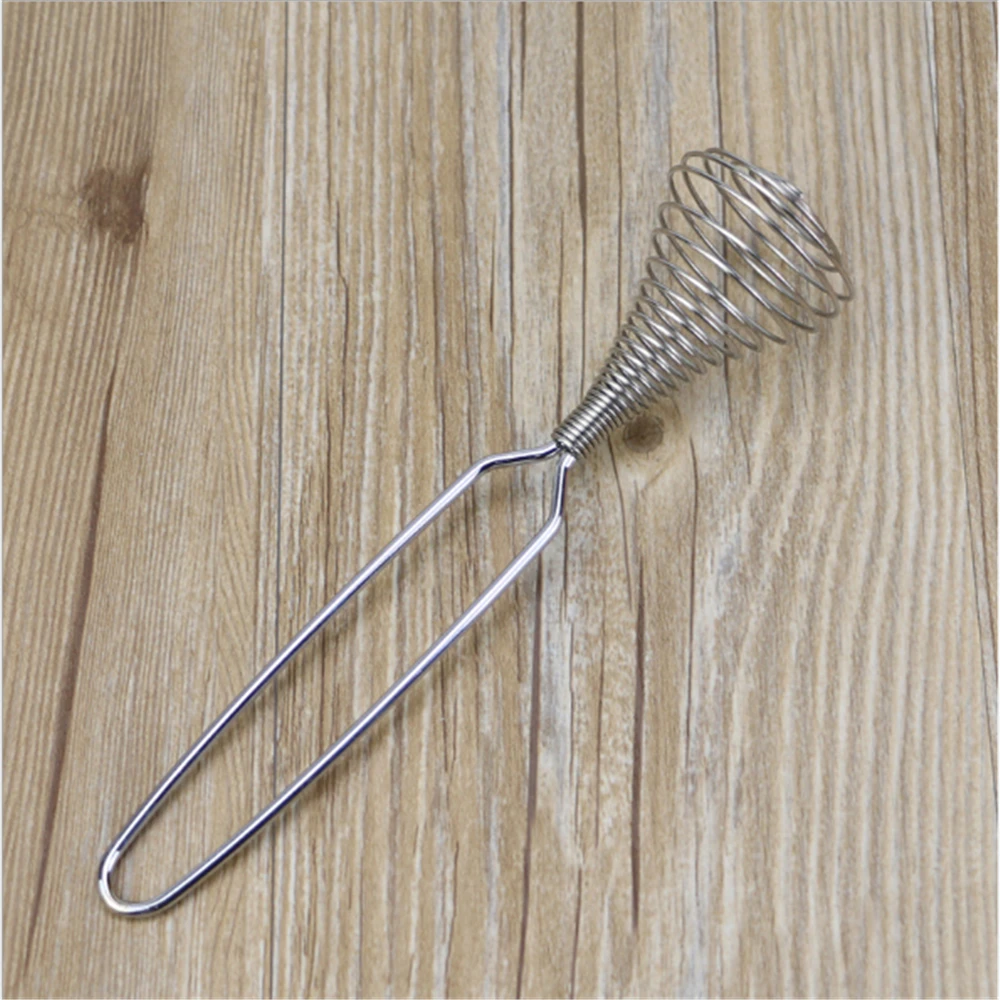 1pcs Kitchen Accessories New Spiral Whisk Stirrer Mixer Egg Beater