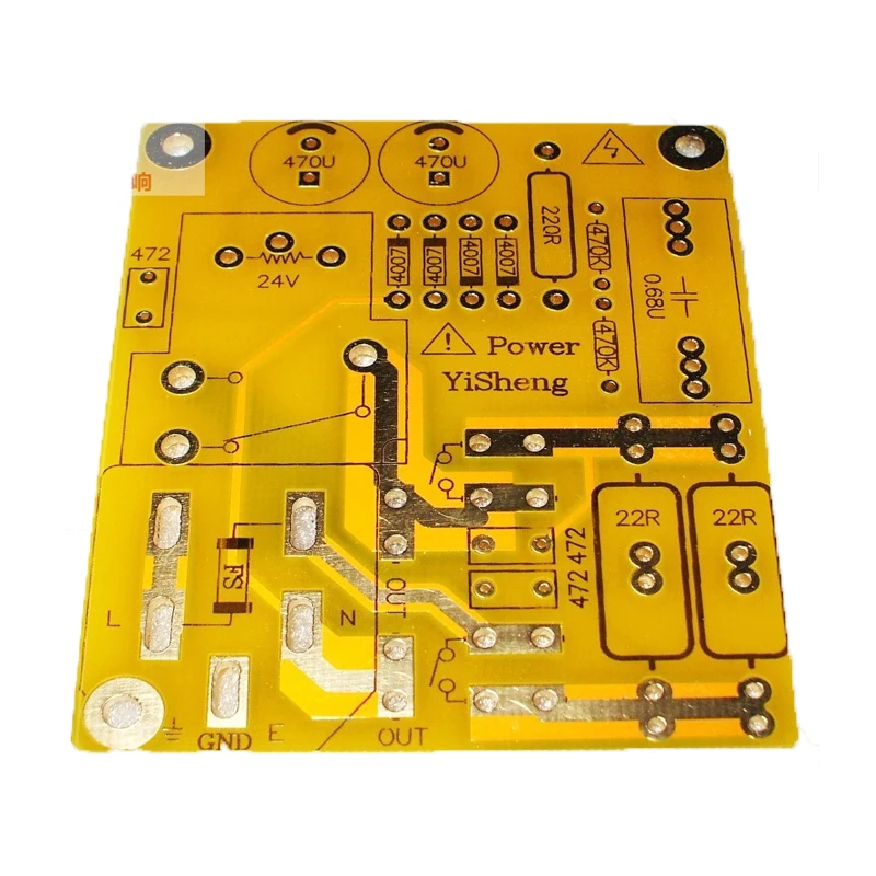 

PCB Circuit Board Empty Advanced High-power Amplifier Soft Start Board Shock-proof Board Protection Board PCB Circuit Board