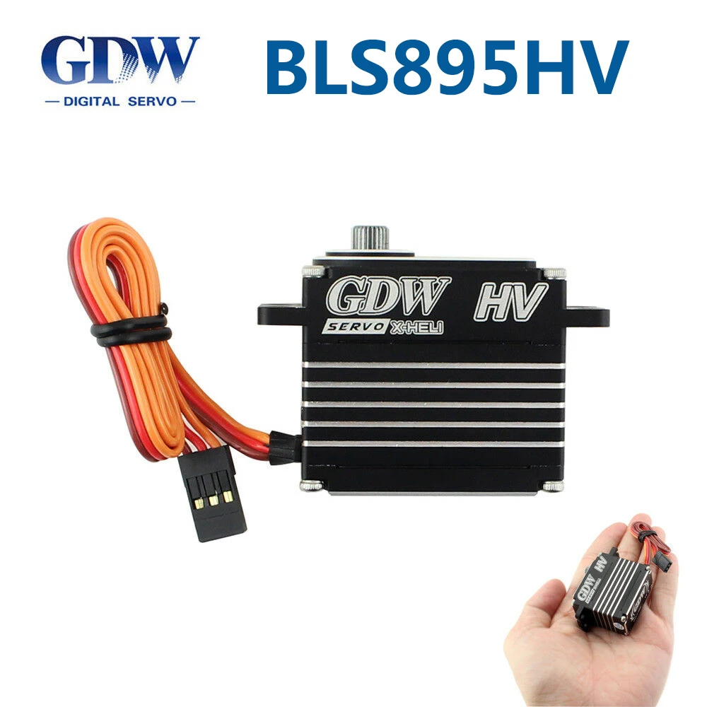 

GDW BLS895HV Only work with Gyro Brushless Standard 550-700 Metal Narrow Frequency Locking Tail Actuator XL700