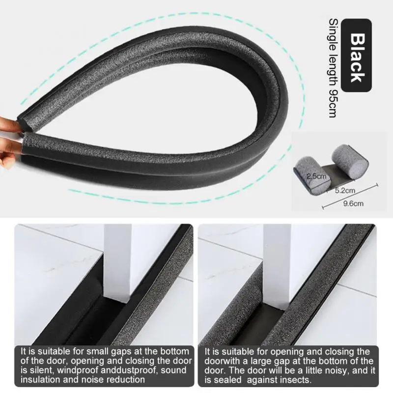 Adjustable Door Bottom Seal Strip Weather Strip Draft Stopper Anti-Cold Gap Blocker Sealing door seal strip,sealing strip tape,window seal strip,sealing strip,rubber seal strip,rubber door weatherstripping,door weatherstripping,door draft stopper