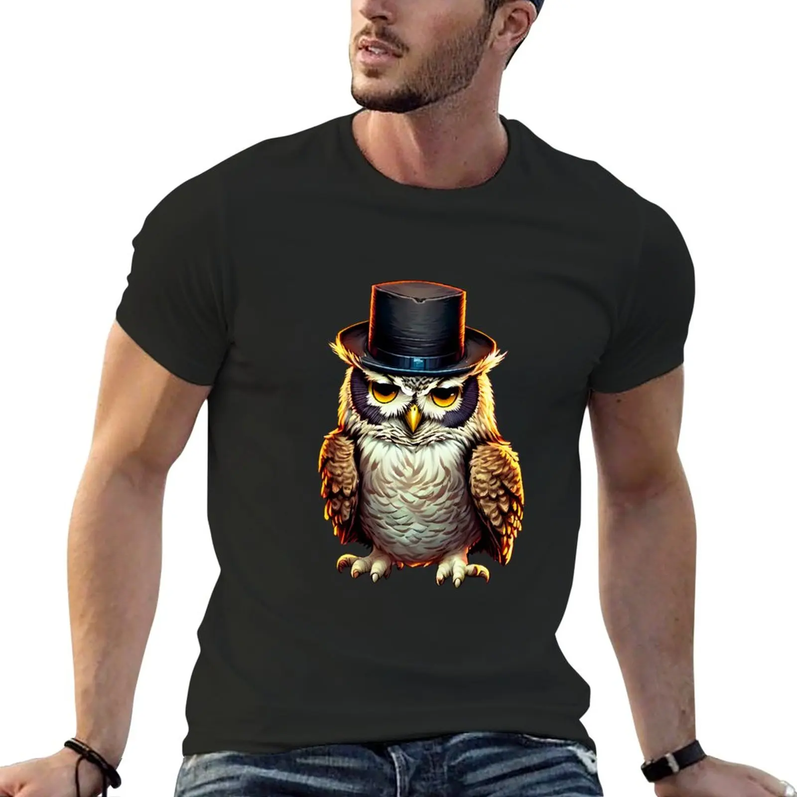 

The Owl design T-Shirt boys white t shirts black t shirt t shirts for men pack