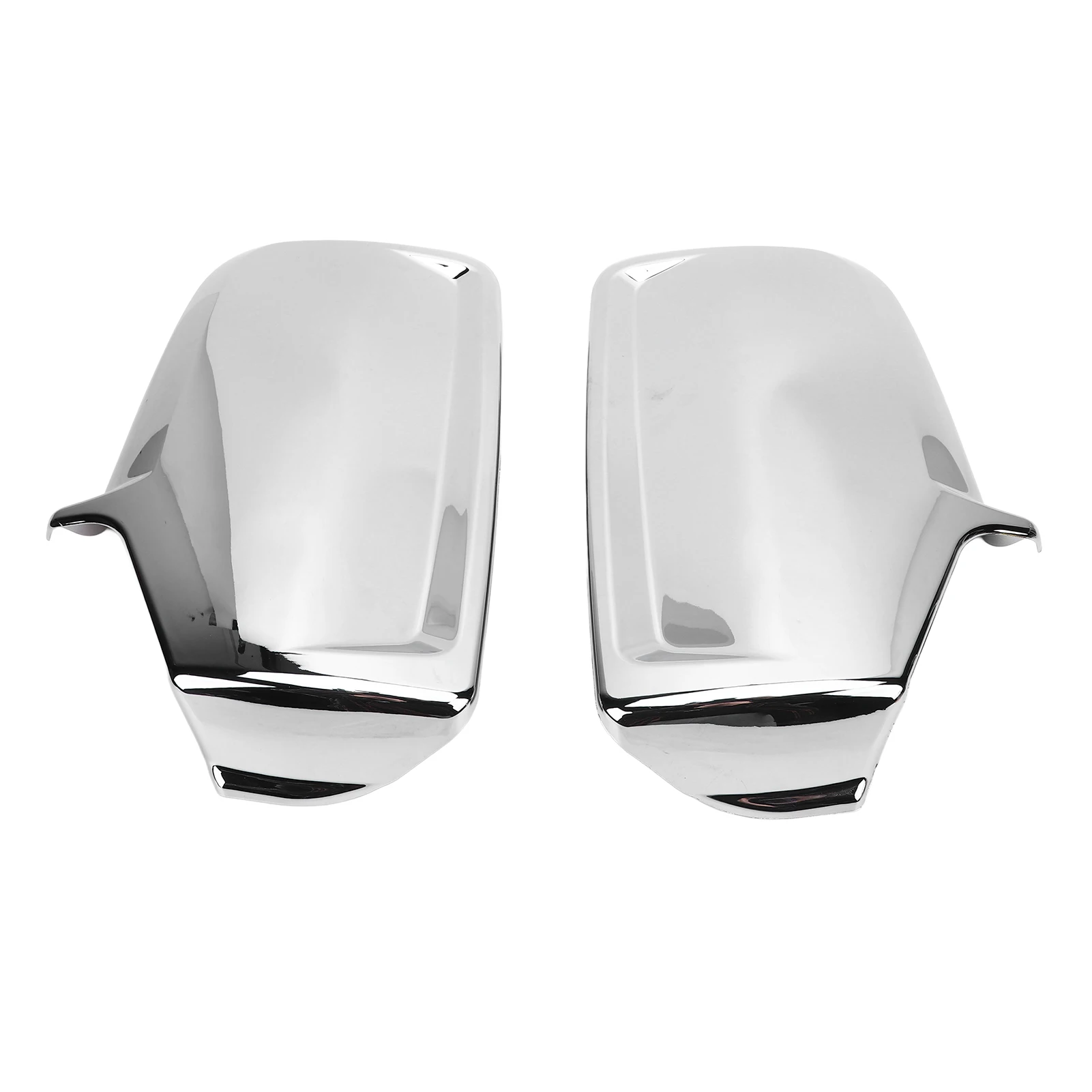 1Pair Car Door Wing Mirror Chrome Casing Cover Left Right Rearview Side ...