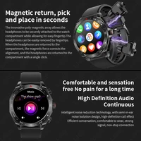 LIGE With Earbuds Bluetooth Headset Smartwatch Women Speaker Tracker Music Sport Watch Men Waterproof Smart Watch AMOLED Screen - Image 6