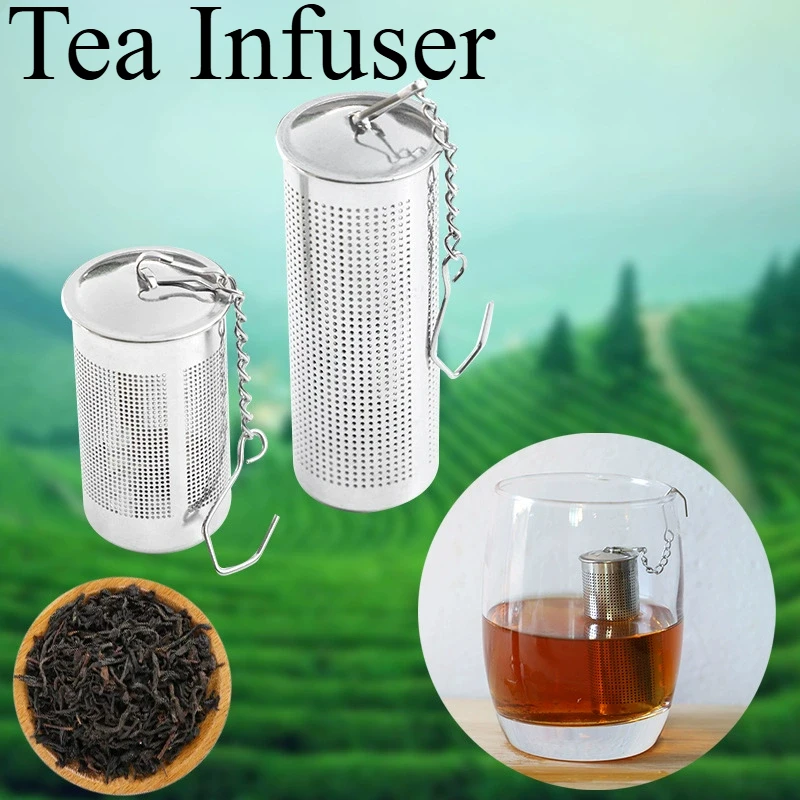 7/4cm Tea Infuser for Spice Bags Stainless Steel Tea Sieve Infusor Teapot Teaware Service Herb Filter Kitchen Tools Cuisine
