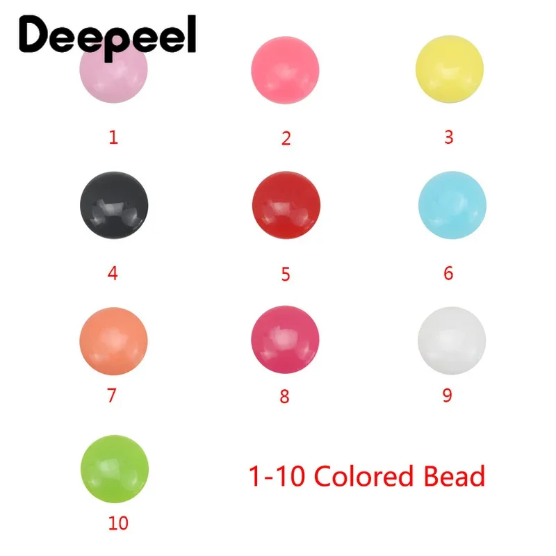 5Pcs 8.5-12.5cm Colored Bead Embossed Bag Handles Bronze Kiss Clasp for Making Purse Frame Sewing Brackets Hardware Accessories