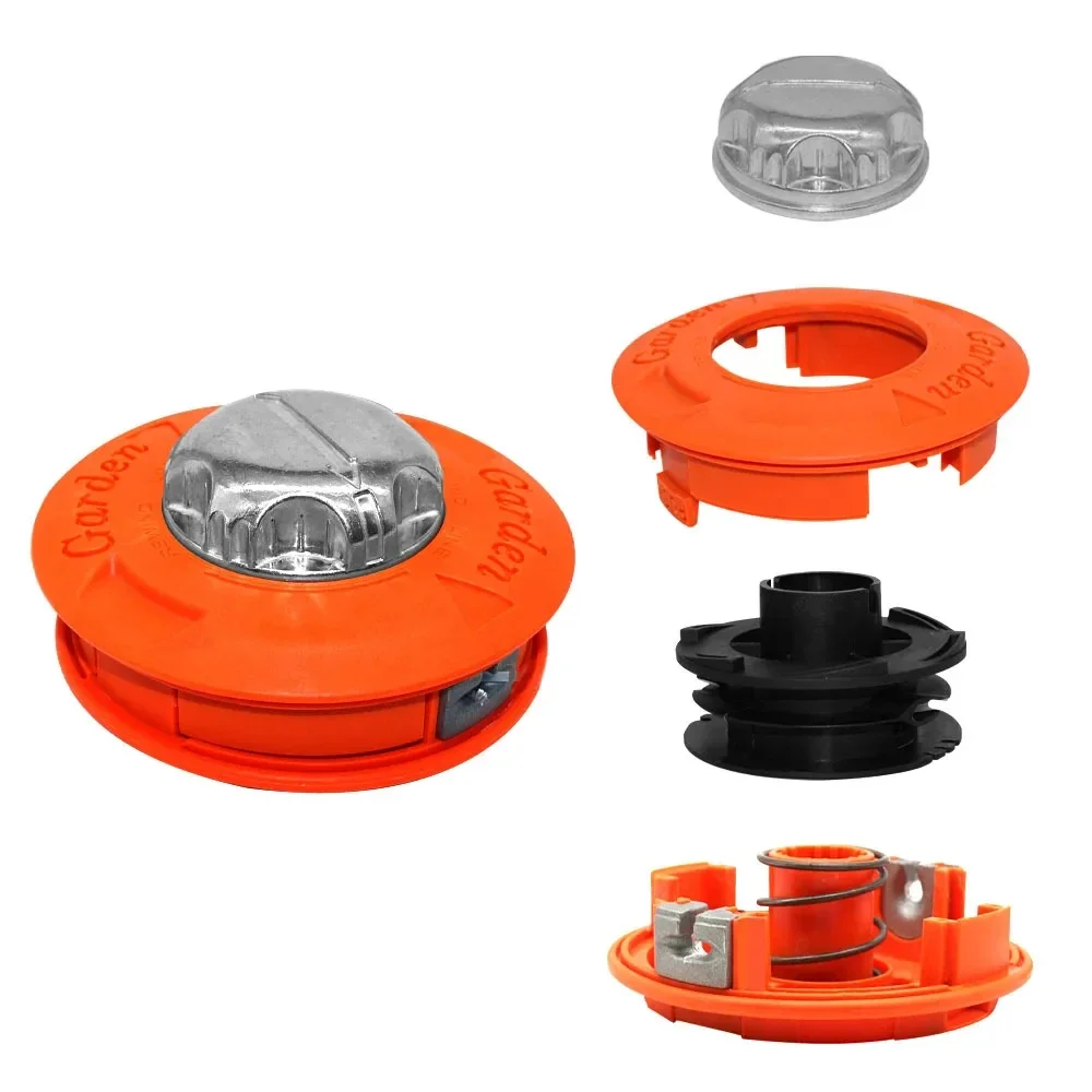 Trimmer Head Universal M10 Aluminum Nylon 2 Line Grass Cutter Bump Spool for Brush Mower Garden Strimmer