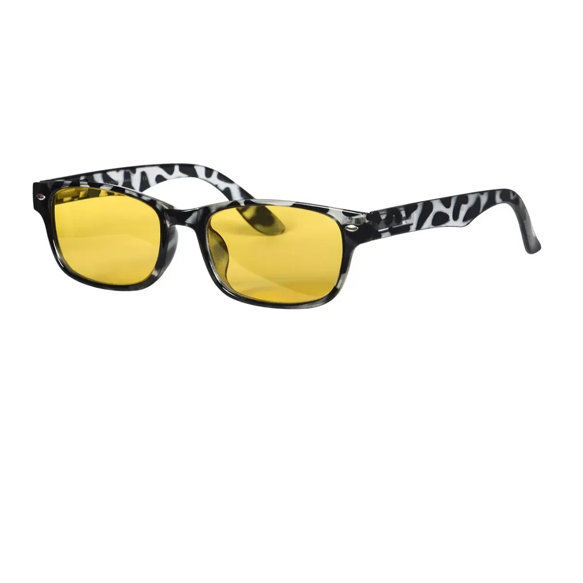 Orange Lens Blue Light Filtering Glasses for Improved Sleep with Durable Plastic Frames