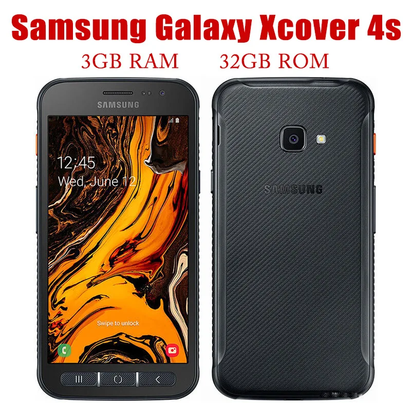 

Samsung Galaxy Xcover 4s G398F Original 5.0 Inches Octa-core 3GB RAM 32GB ROM 16MP Camera Dual SIM Unlocked Android Mobile Phone