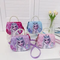 Disney Kindergarten Girl Frozen Princess Shoulder Bag Children Cartoon Elsa Handbags Travel Crossbody Bag 1