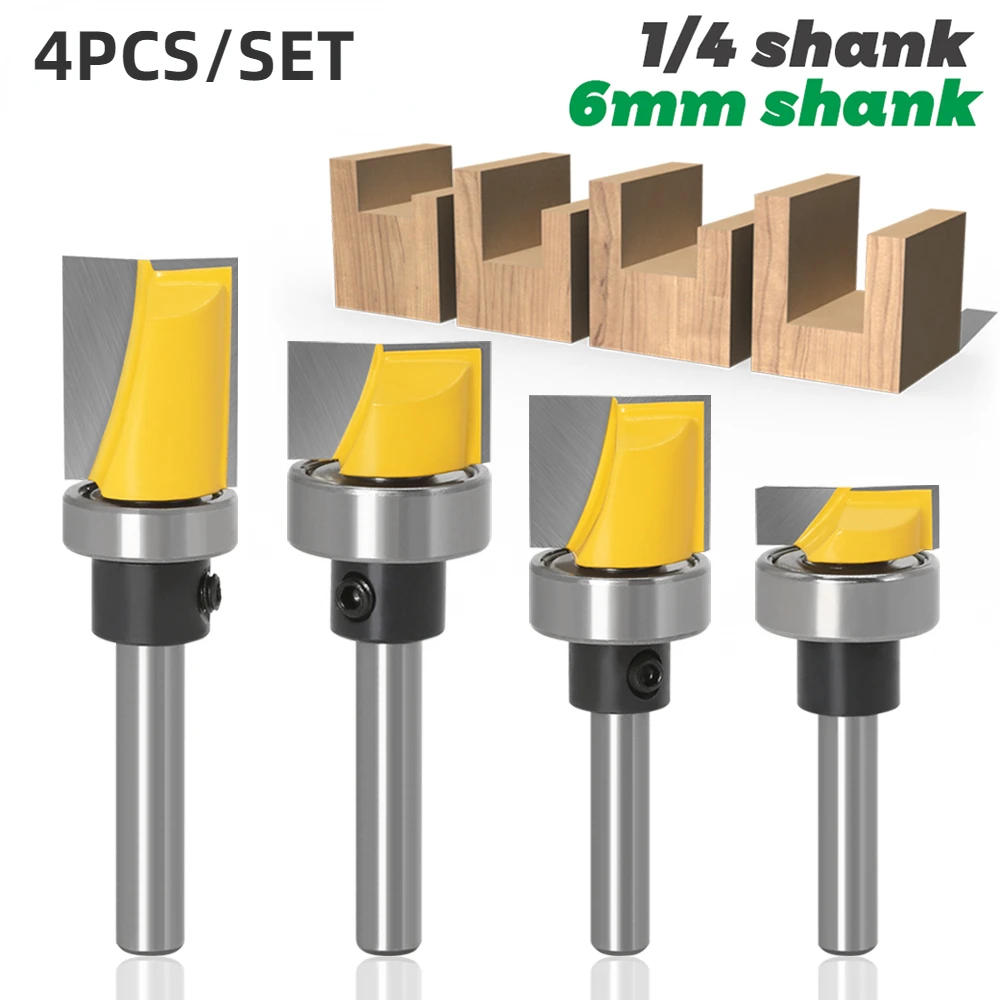 

Набор фрез для обработки дерева, хвостовик 1/4 дюйма, 6 мм, 5 бит