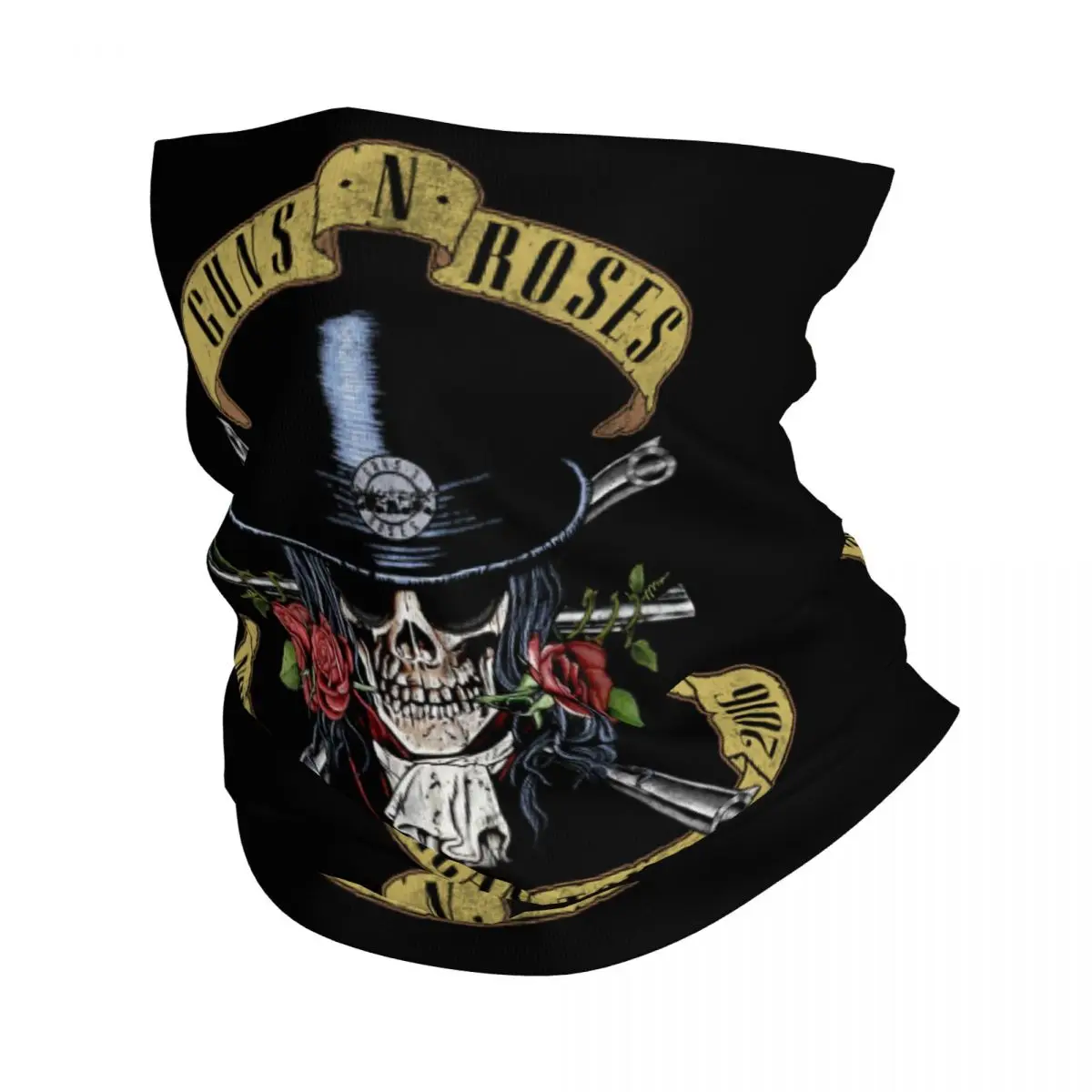 Guns N Rose GNR Steampunk Music Bandana Neck Gaiter Printed Wrap Scarf Multi-use Balaclava Outdoor Sports Unisex cycling bandana,neck wrap,neck gaiter,bandana neck cover,multifunctional bandana