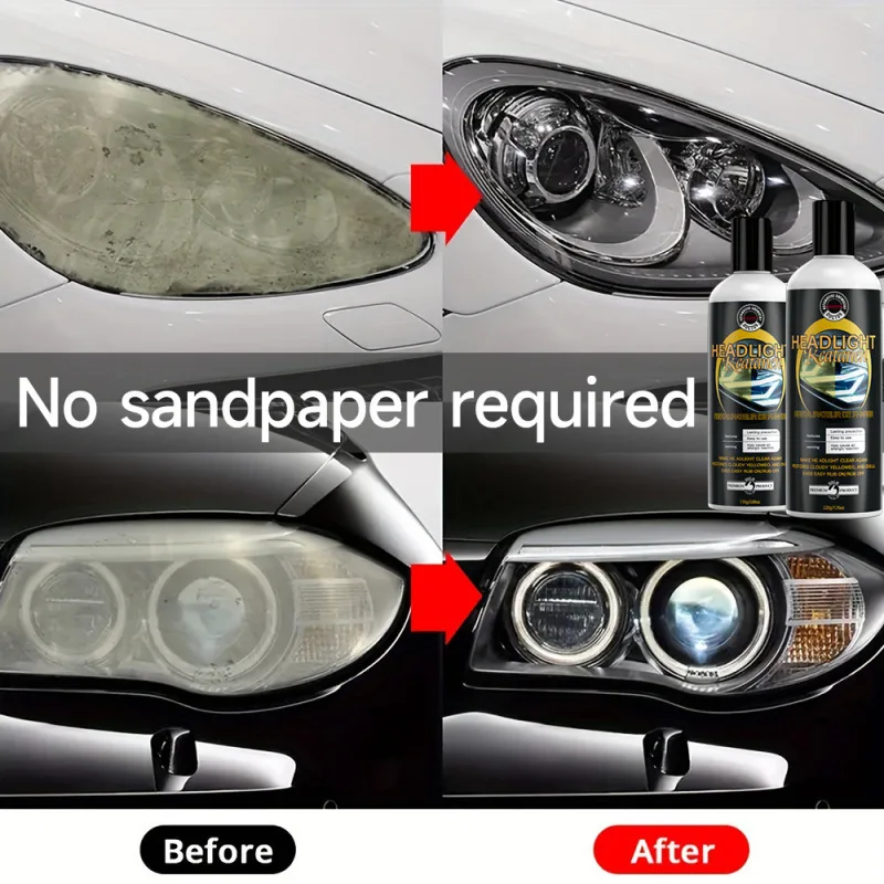 Car headlight repair liquid repair liquid scratch cleaning agent polishing agent new crack renovation coating