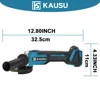 100MM M10 Brushless Electric Angle Grinder Variable Speed Woodworking Cutting Machine Grinding Power Tool For Makita 18V Battery 3