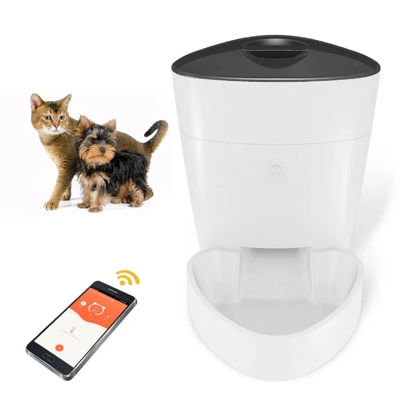 

WiFi/Button Version 4L Automatic Pet Feeder Dogs Cats Smart Pet Feeder Timed Quantification Usb Powered APP Control Cat Feeders