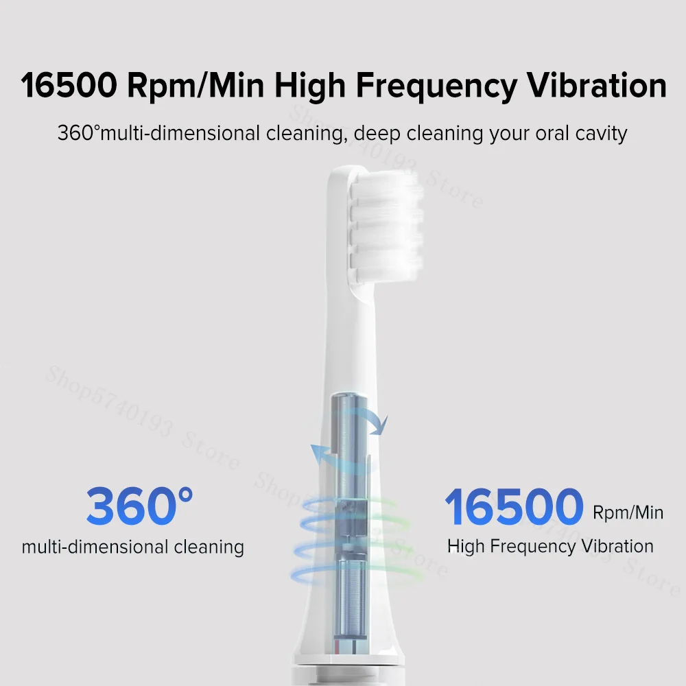 Xiaomi Mijia Sonic Electric Toothbrush T100 Adult Ultrasonic Automatic USB Rechargeable Waterproof