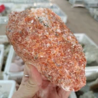 Natural Orange Sunstone, Orange Crystal Ore, Irregular Quartz Rough Rough Stone, Mineral, Reiki, Healer, Degaussing 2