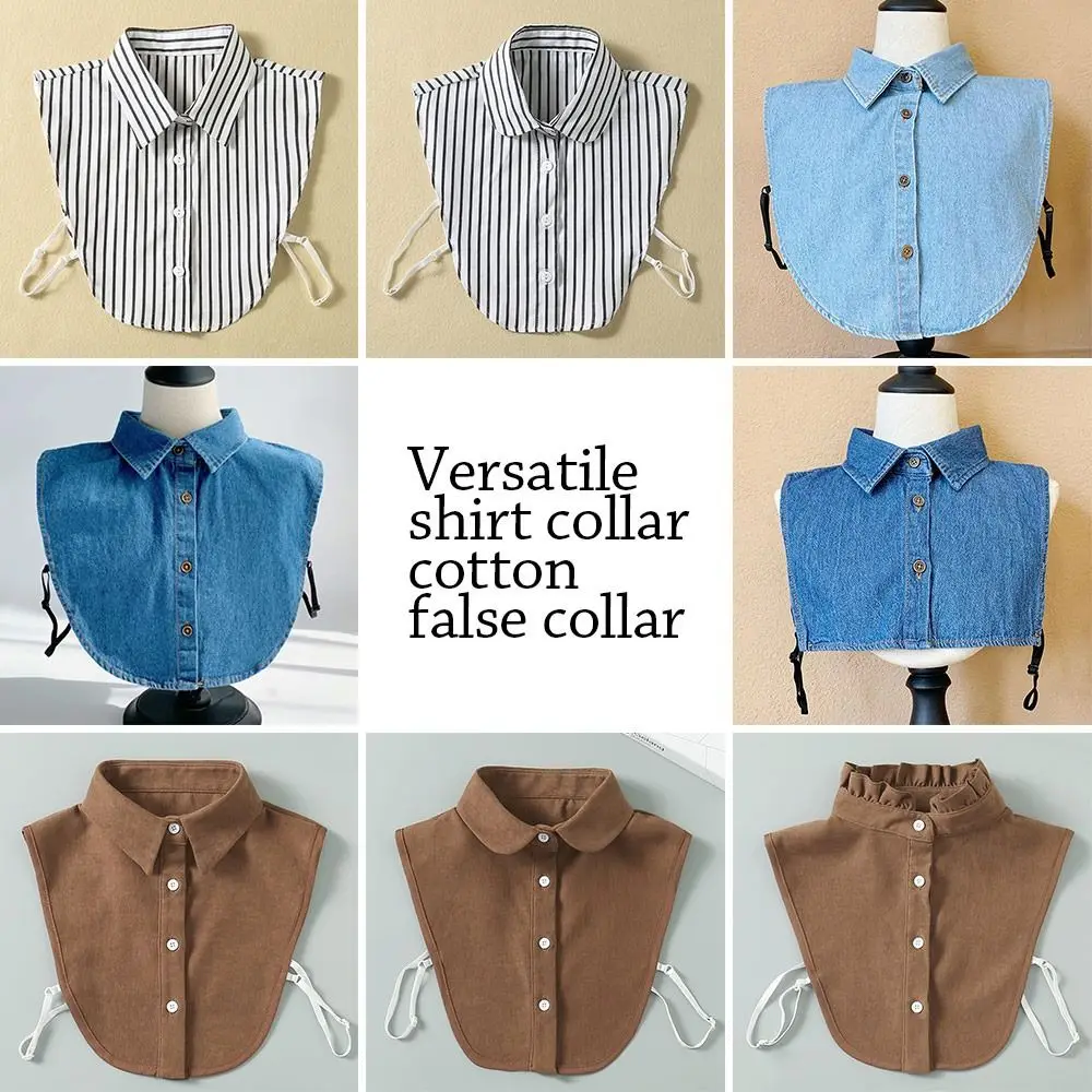 Fashion Fake Collar Blouse Vintage Detachable Shirt False Collar Lapel Blouse Top Women Clothes Accessories fake collar detachable collar shawl