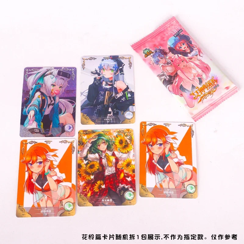 Goddess Story-traje de baño aleatorio para niña, traje de baño de fiesta para chica, Bikini Ssr, personaje de Anime, tarjeta Flash, mesa, tarjetas de juego, juguete, 1 paquete