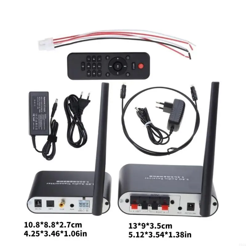 5.8G 무선 오디오 트랜시버 5.1sound 송신기 리시버 광학 동축 193a