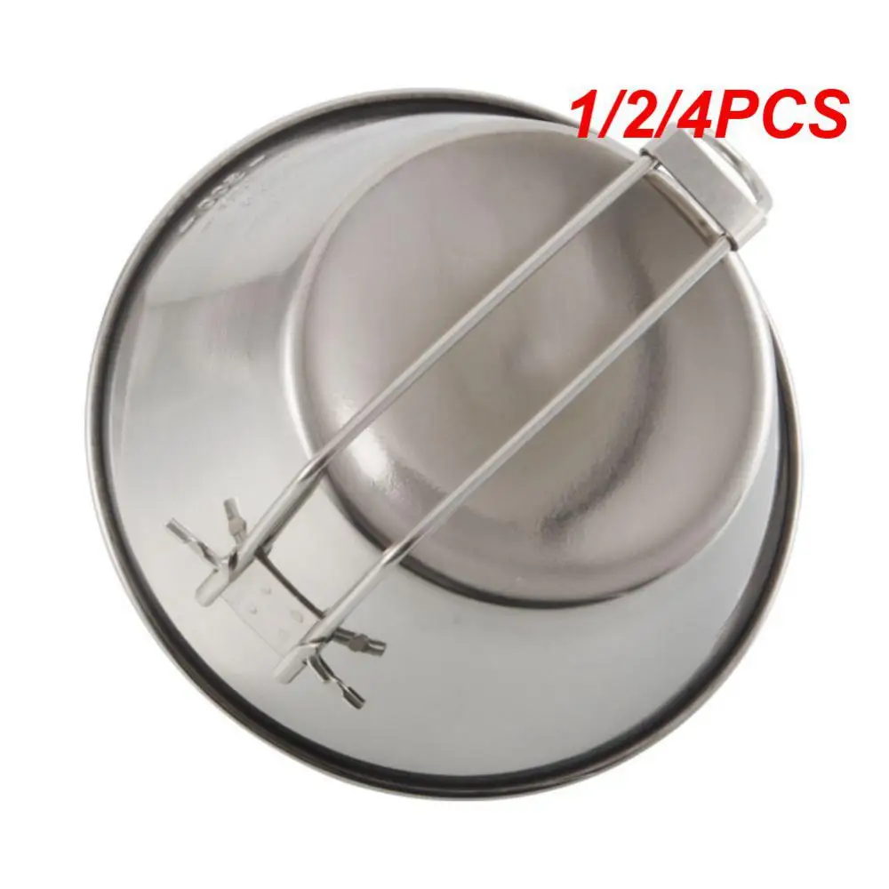 

1/2/4PCS Folding Bowl New Durable Portable Convenient Versatile Portable Outdoor Cooker Foldable Stainless Steel Bowl Barbecue