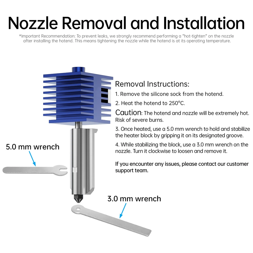 Panda Juicer Nozzles For BambuLab A1 mini/A1/H2D/H2S/H2C/P2S
