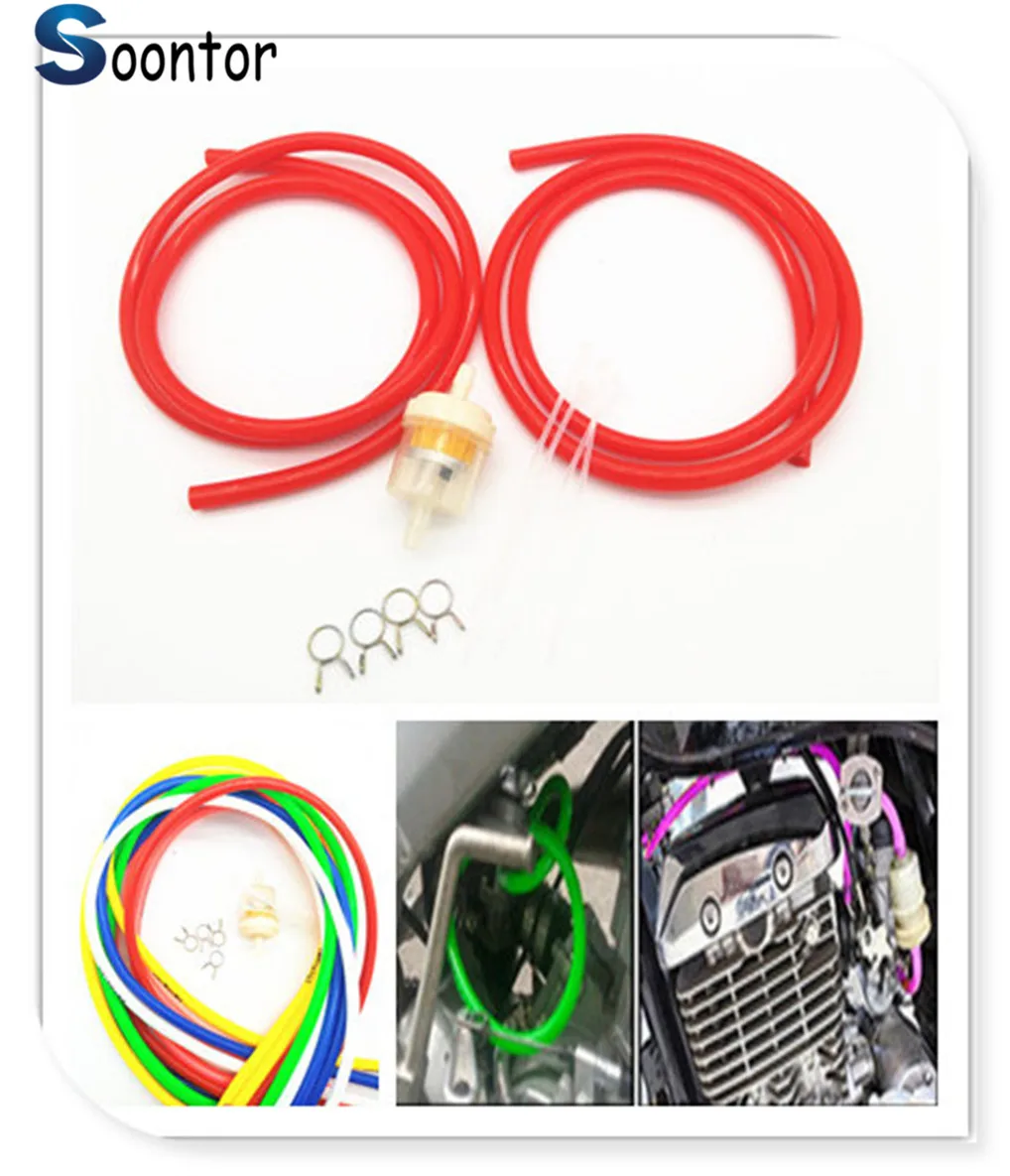 2M Motorcycle Fuel Hose Oil Tube Filter Pipeline Rubber For KTM Bajaj PulsaR 200 NS 1190 AdventuRe R 1050 RC8 690 690