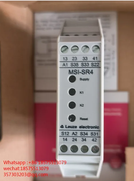 

Реле безопасности для LEUZE MSI-SR4, реле аварийной остановки 73277 EN61496-1