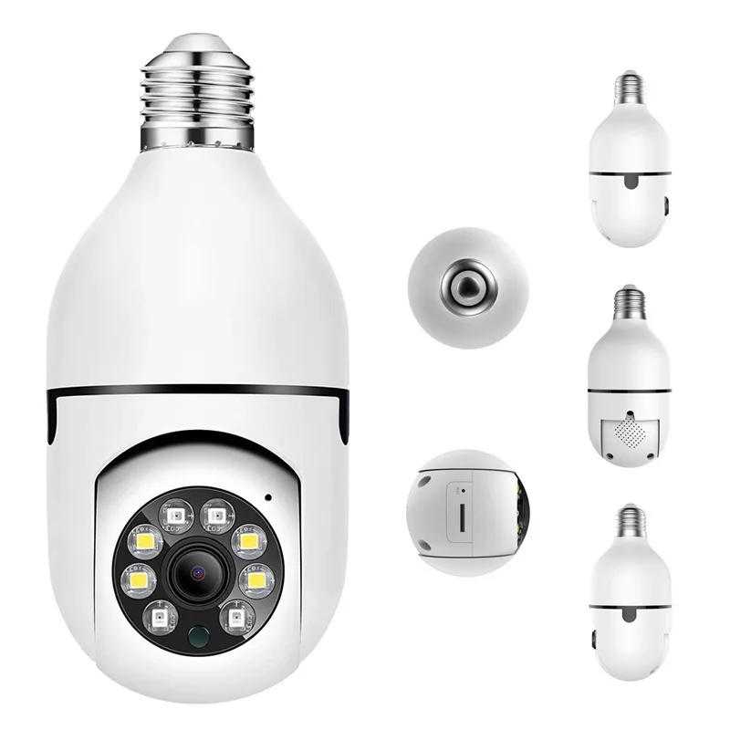 Smart Wifi Bulb Surveillance Camera with Night Vision