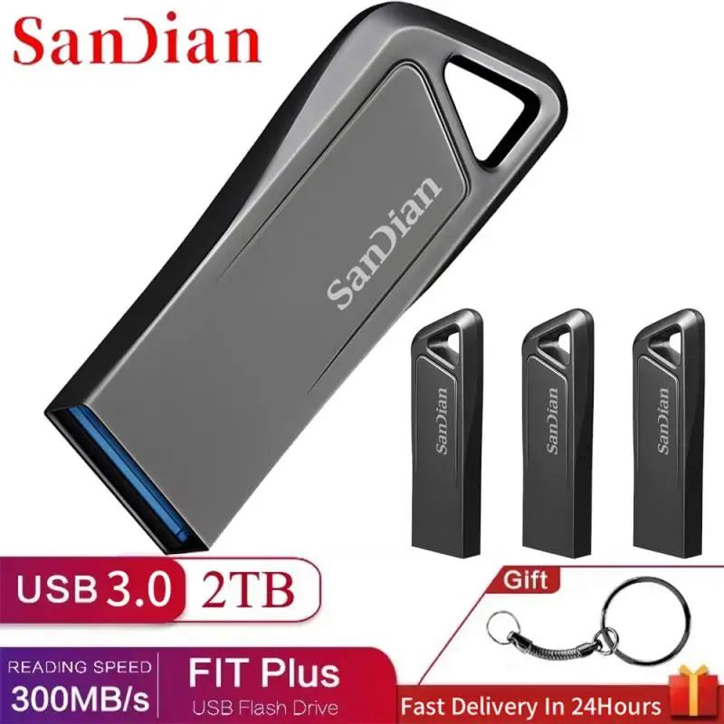 Pen Drive Portatile Con Disco A U In Metallo Da 2Tb 1Tb Interfaccia Usb 3.0 Di Tipo C Ad Alta Velocità Impermeabile 1Tb 512Gb Memoria Usb Flash Disk