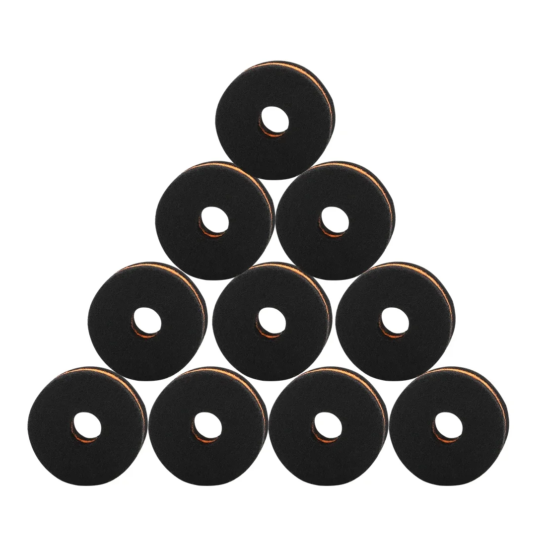10 Pcs Cymbals Felt Pad Percussion Instrument Accessories Music Parts Drum Slices Felt Pad Protection Set Replacement Tools,drum percussion accessories,drum accessories