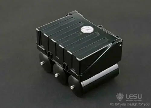 1/16 Rc Part Lesu Battery Tank Equipment Box Metal Per Bruder Tractor Truck Dumper Toy Modello Fai Da Te Th16707