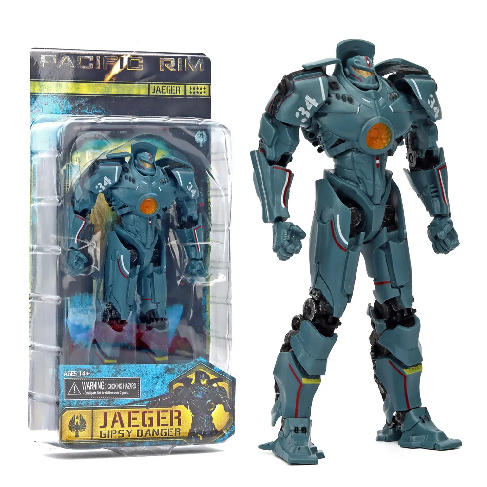 thumbnail image 1 of NECA Pacific Rim Mecha Hunter Deluxe Gipsy Danger carmesí Typhoon Striker, figura de acción, juguetes de modelos de colección de PVC, 1 of 5