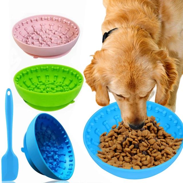 Dog Slow Feeder Bowl Small Dogs  Slow Feeder Dog Bowl Large Dog - Pet Dog  Slow - Aliexpress