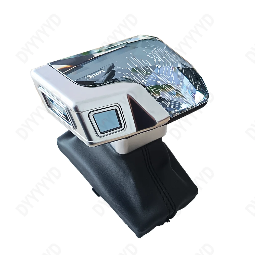 Yacht-Style Automatic LED Crystal Gear Knob Shift Lever  A4 B9 A5 8W6 A6 C8 A7 4